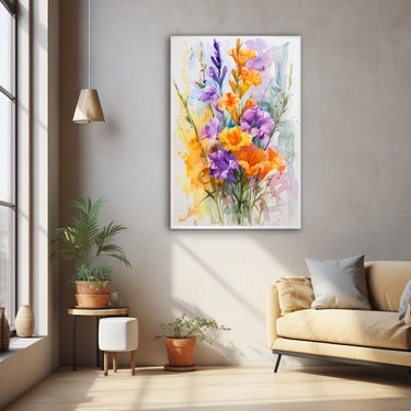 Flower Bouquet Watercolor Painting